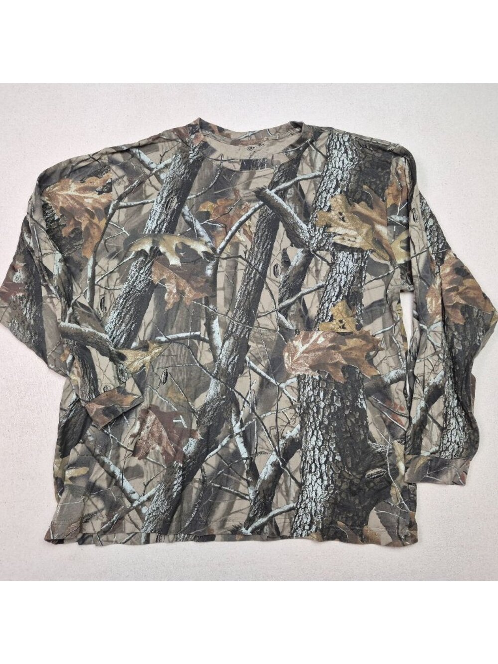 Outfitter's Ridge Men's Long Sleeve Brown/Green Camo Hunting Shirt Sz XL